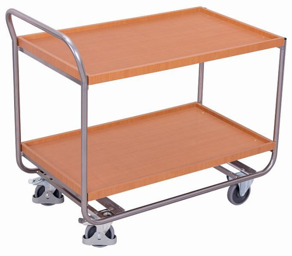 Chariot de table VARIOfit en aluminium, dimensions extérieures : 1 090 x 600 x 975 mm (LxPxH), ap-412.000