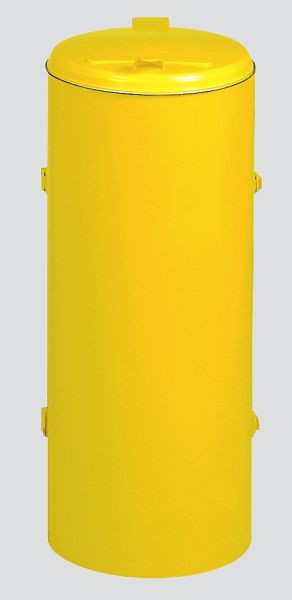 Collecteur de déchets compact VAR junior avec porte à un battant, jaune, 1017