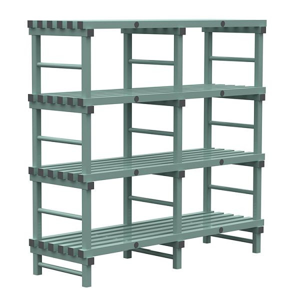 Etagère Euro REA 1800x600x1750mm, 4 montants au pas de 450mm, 308.164