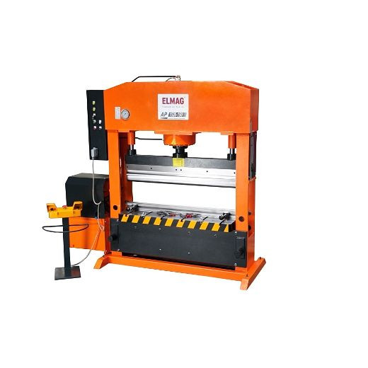 Presse d'atelier hydraulique ELMAG avec dispositif de pliage, PREMIUM WPMAV 150 (D=1520), 81873