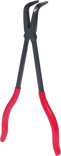 KS Tools pince à bec effilé courbée à 90°, XL, 270mm, 500.7053