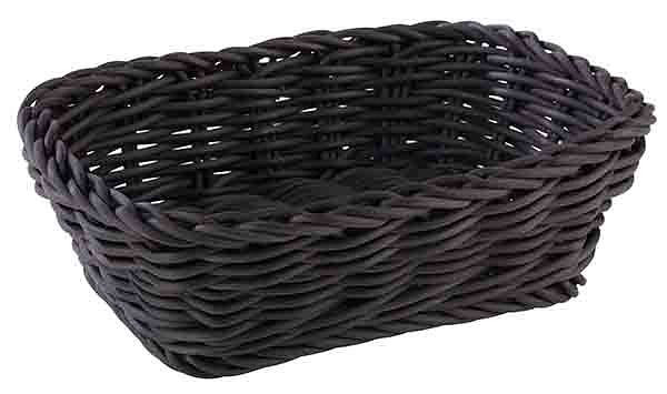 Panier APS, rectangulaire, 19 x 13 cm, hauteur : 6 cm, polypropylène, noir, -PROFI LINE-, 50630