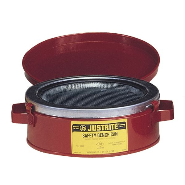 Boîtes de banc de sécurité Justrite 1007, 23,8 cm x 8,3 cm, rouge, JUT10295RD