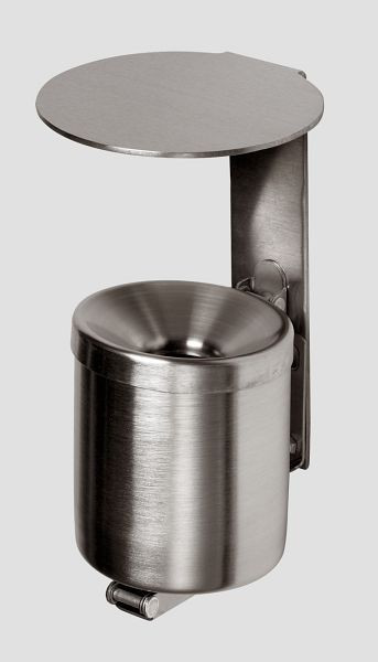 VAR cendrier mural WH 10 acier inoxydable avec toit VA acier, 33331