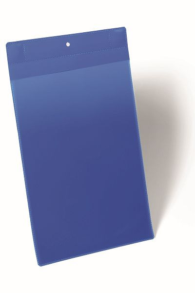 Pochette magnétique néodyme DURABLE A4 portrait, bleu foncé, paquet de 10, 174707