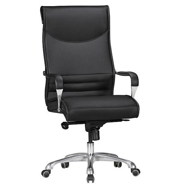 Amstyle chaise de bureau Bigboss simili cuir noir, SPM1.404