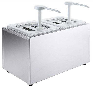 Distributeur de sauce Contacto avec pompe et deux bacs GN 1/6, 1325/002
