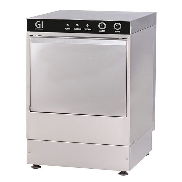 Lave-vaisselle électronique en verre Gastro-Inox, 35x35cm, 230V, acier inoxydable AISI 304, 400.201