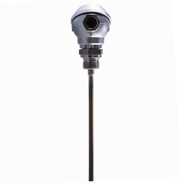Thermocouple gainé JUMO, 1xNiCr-Ni, 20 cm, G 1/2, -200 à +1200°C, 00068430