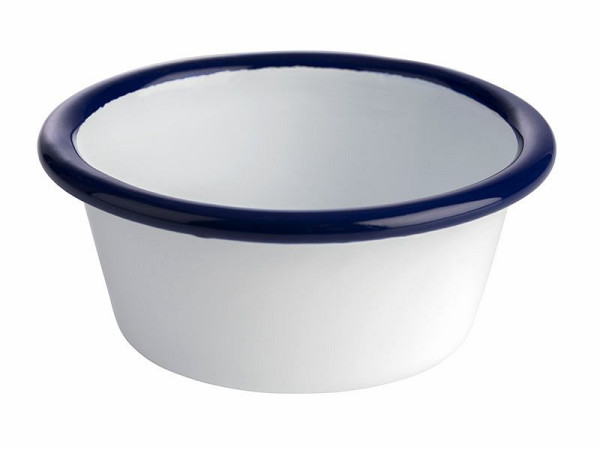 Bol APS -ENAMELWARE-, Ø 8 cm, hauteur : 3,5 cm, 0,08 litre, tôle d'acier émaillée, intérieur : blanc, extérieur : blanc, 40646