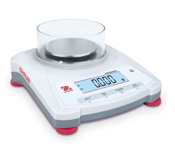 OHAUS Balance de précision portable NV123 EU, capacité de pesée 120 g, lisibilité lors d'une pesée de 0,001 g, 30615581