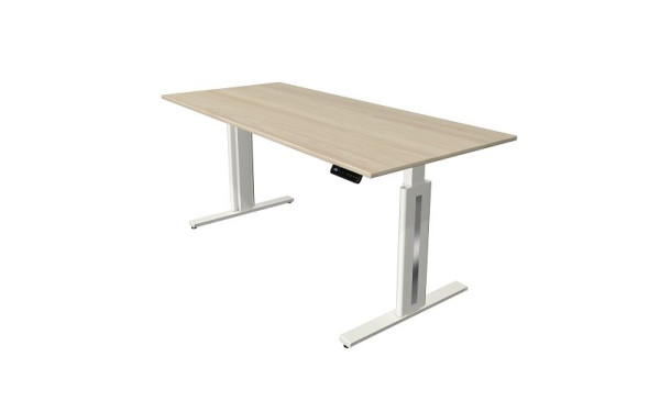 Kerkmann Move 3 Fresh table assis/debout, L 1800 x P 800 mm, réglable en hauteur électriquement de 720 à 1200 mm, érable, 10185050