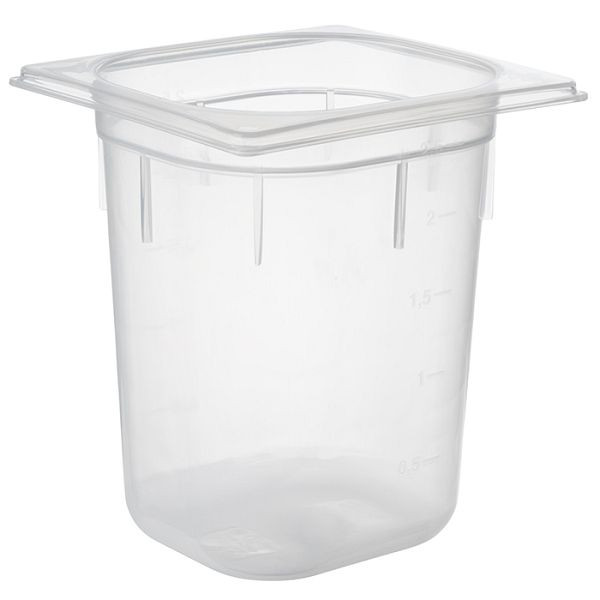 Bac APS GN 1/6, 17,6 x 16,2 cm, profondeur : 200 mm, polypropylène, 3,4 litres, 82142