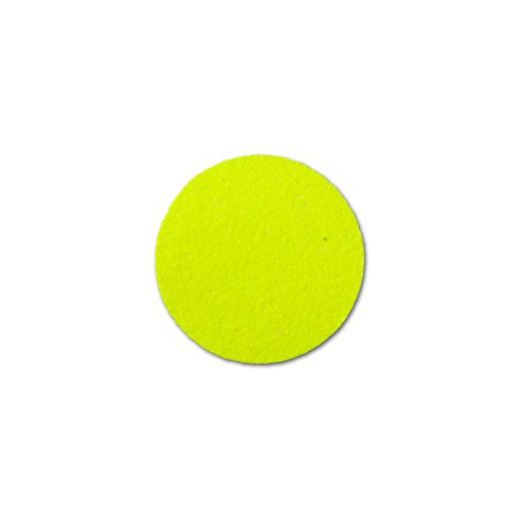 m2 revêtement anti-dérapant informations marquage signal couleur cercle jaune 90mm, UE : 50 pièces, M1HV50K901