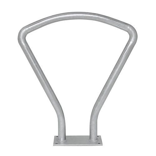 Support d'appui DENIOS tube rond, galvanisé à chaud, à cheviller, hauteur 800 mm, 310955