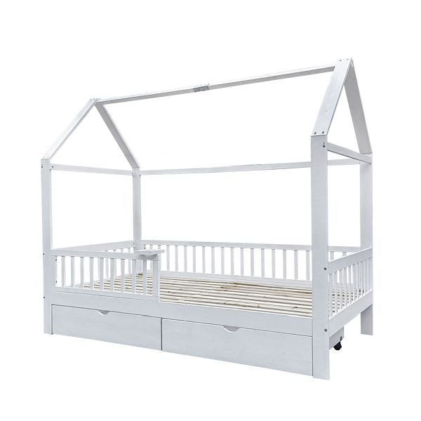 HOME DELUXE STAR LAND lit enfant avec tiroirs - 90 x 200 cm blanc, 20779