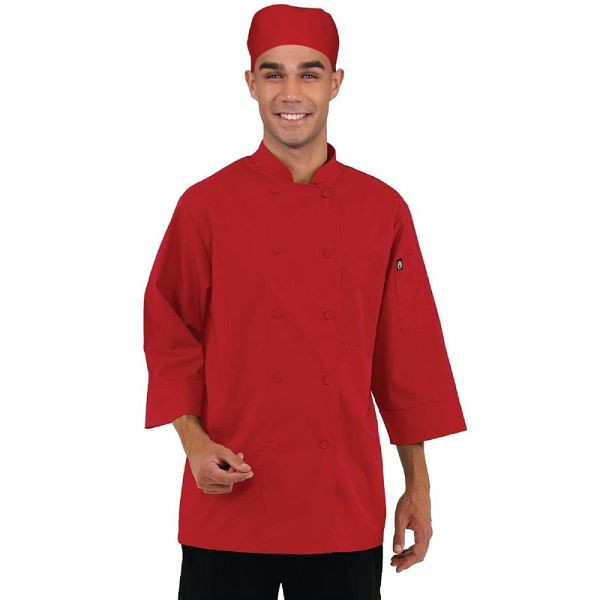 Chef Works veste de chef unisexe rouge XL, B106-XL