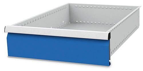 Tiroir Bedrunka+Hirth, rails inclus, R 18-24, hauteur de panneau 150 mm, capacité de charge 100 kg, dimensions en mm (LxPxH) : 450 x 600 x 150, 60.50.150V10
