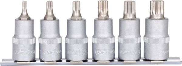 KS Tools Jeu de douilles 1/2" XZN, 6 pièces, M5-M14, 911.1349