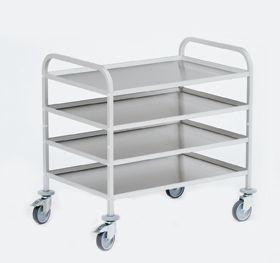 Chariot de service Gmöhling G®-SERV E 9502 / 4 E, aluminium, 223950214