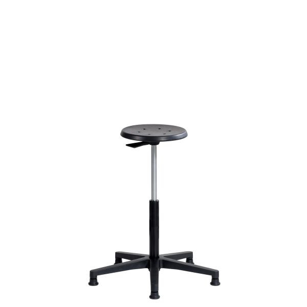 Tabouret de travail SOFAME ERGODYN 2000 sur patins, hauteur d'assise 52-78 cm, piètement polyamide, W050010015