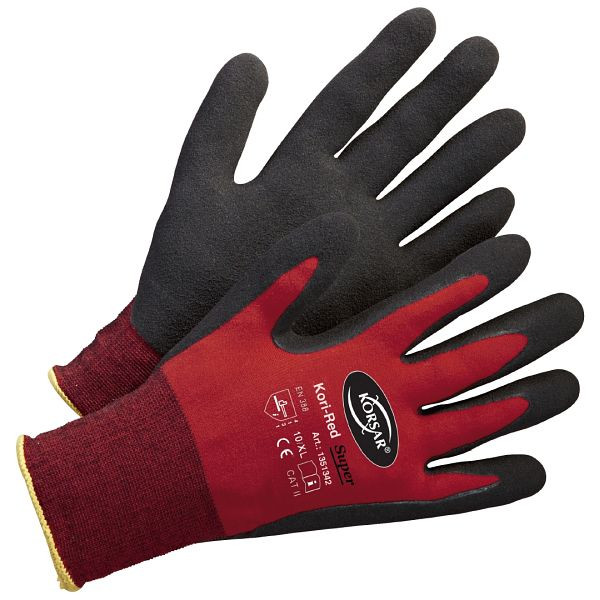 Korsar Kori-Super rouge-noir, lot de 12 paires, taille: 9, 1351342009