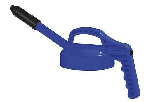 Couvercle fonctionnel DENIOS pour récipients à liquides, avec bec long, bleu, 137-459