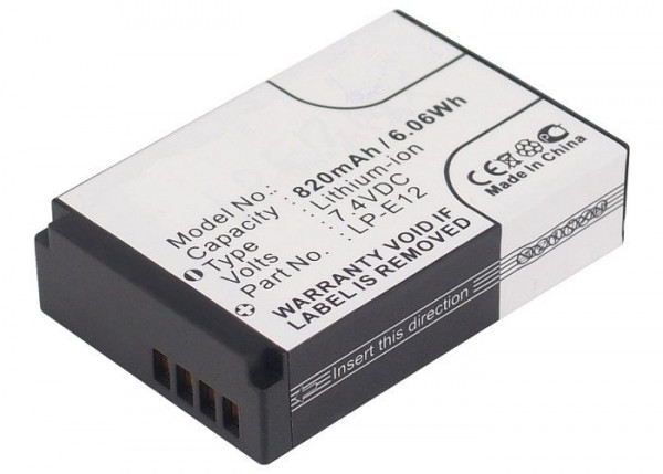 Batterie AGI compatible avec CANON EOS M, 95657