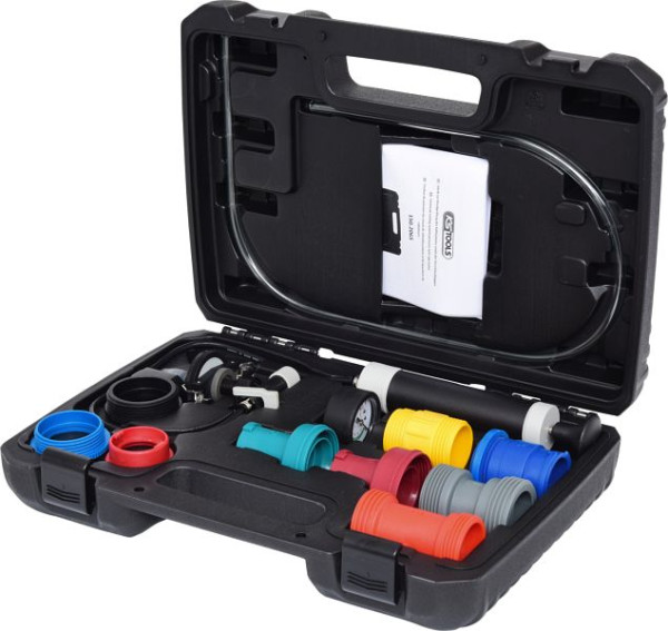 KS Tools Kit de service de diagnostic universel du système de refroidissement, 12 pièces, 150.2065