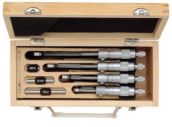Jeu de micromètres de précision ELORA, 7 pièces, 1530-S4, 1530501001000