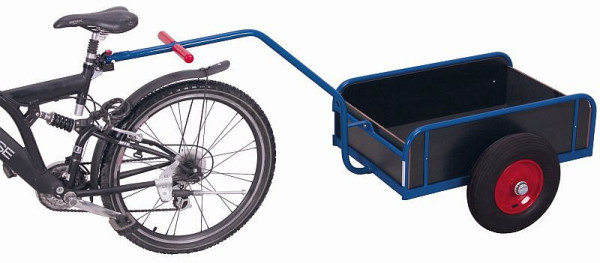 Remorque à vélo VARIOfit avec paroi latérale, dimensions extérieures : 1 795 x 685 x 735 mm (LxPxH), zu-1390