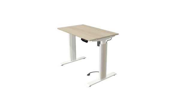 Kerkmann table debout/assise Move 1 advance 100 x 60 cm structure blanc, plateau érable, 10190250