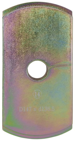 Plaque d'adaptation KS Tools, Ø intérieur 136 mm, Ø extérieur 147 mm, 460.0839