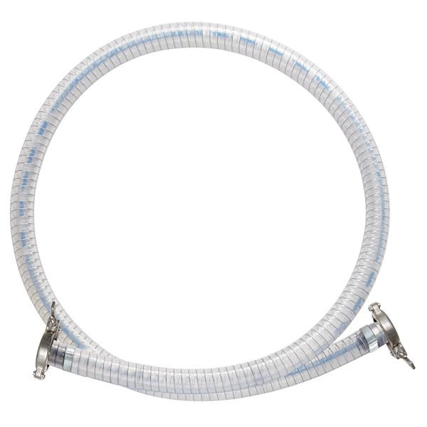 Jeu de tuyaux DENIOS pour pompes à fût en acier inoxydable alimentaire, tuyau DN19, 243-258