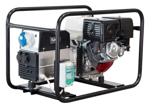 Groupe électrogène ELMAG SEB 7000W, avec moteur HONDA GX390, avec disjoncteur magnétothermique, 53109