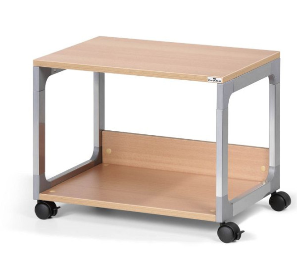 DURABLE SYSTEM MULTI TROLLEY 48, argent métallisé/hêtre, 3710124