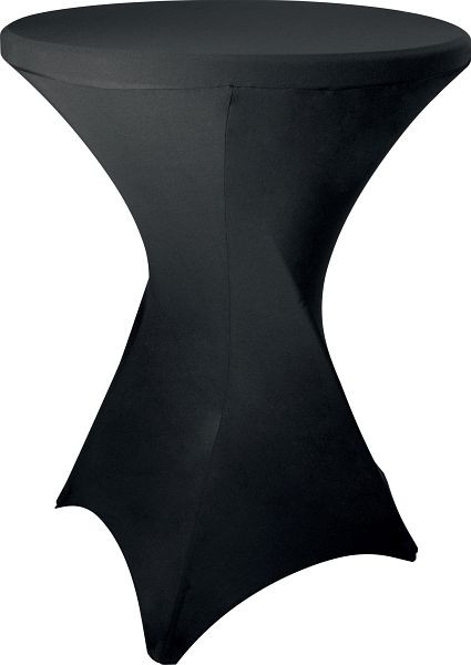 Housse Saro, noire pour table de bar de fête, 335-1029