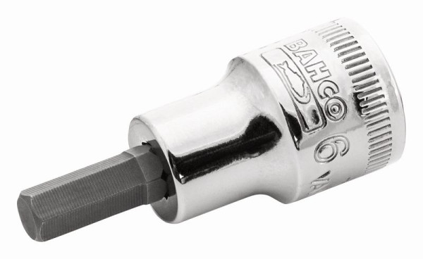 Douille tournevis Bahco 3/8", six pans creux, SW 10 mm, emballage libre-service, SB7409M-10
