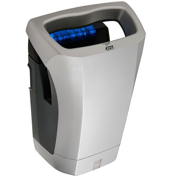Sèche-mains JVD Stell'Air, gris métal, qualité supérieure, 205.531