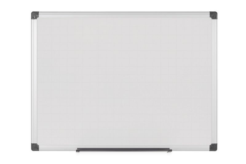 Tableau blanc pixellisé double face non magnétique Bi-Office Maya 240x120cm, MA2121170