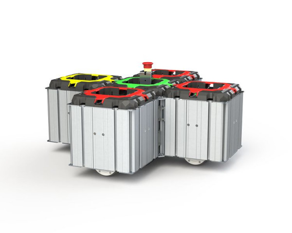 Robot mobile omnidirectionnel KELO Robotics, 3 roues motrices, KPRC-0031