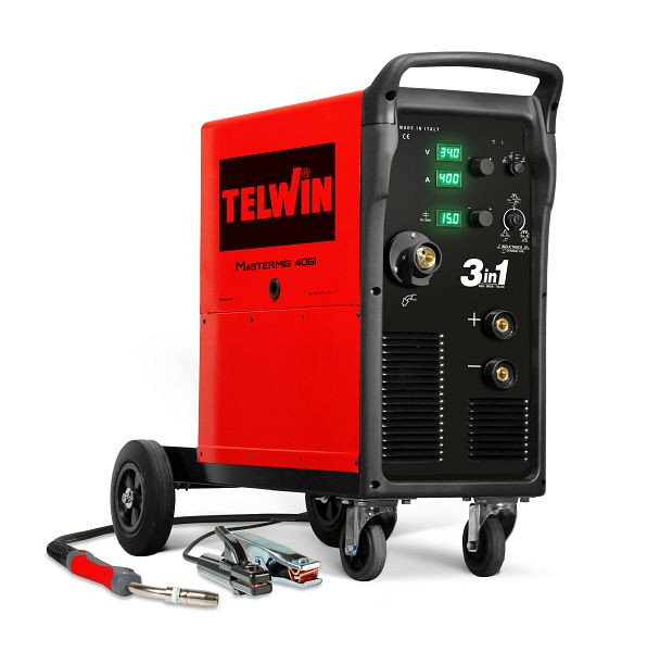 Poste à souder multiprocédés Telwin avec technologie inverseur MASTERMIG 405i 230V/400V, 816197