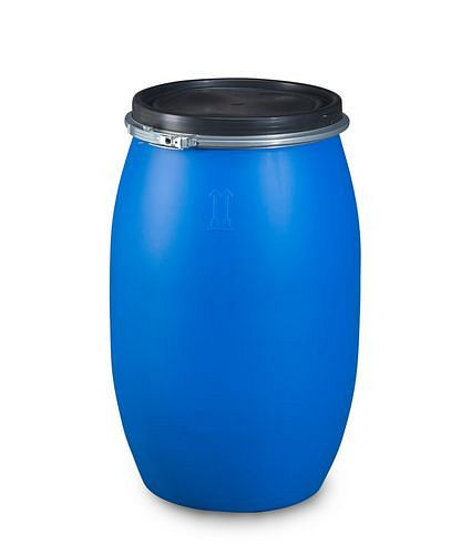 Fût en plastique DENIOS avec couvercle, 120 litres, 273-377