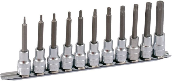 Jeu de douilles 1/2" Projahn sur rail 11 pièces T10-T60, 4231