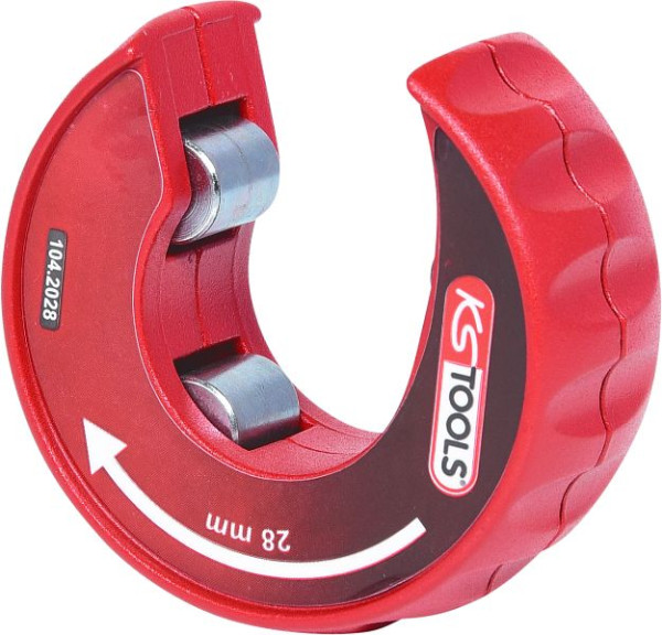 KS Tools coupe-tube à cliquet pour tuyaux en cuivre, 28 mm, 104.2028