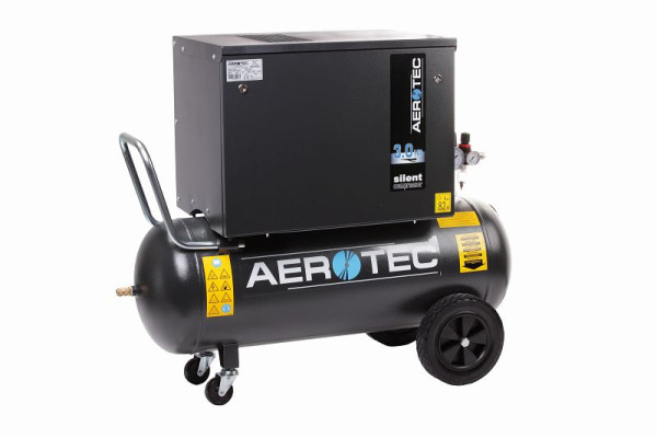 Compresseur pneumatique à piston AEROTEC Super SILENT 90, courroie trapézoïdale, 2009589