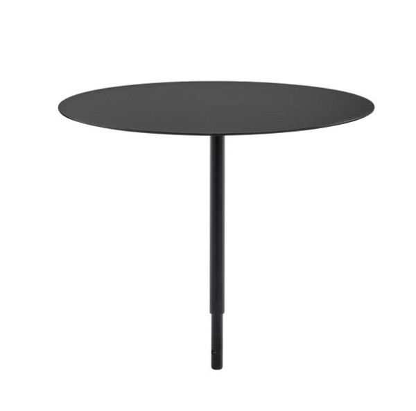 Piédestal APS -VALO- Ø 25 cm, hauteur : 20,5 cm métal, noir, 14033