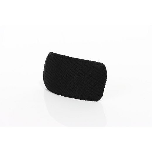 Haut bandeau anti-transpiration ELMAG, ~ 115x60mm en vrac - 'Textile/Noir', 58387