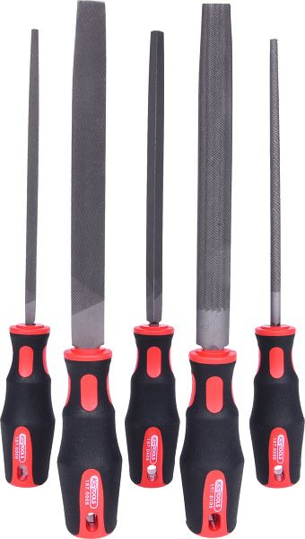 Jeu de limes d'atelier KS Tools, 5 pièces, 140.3000