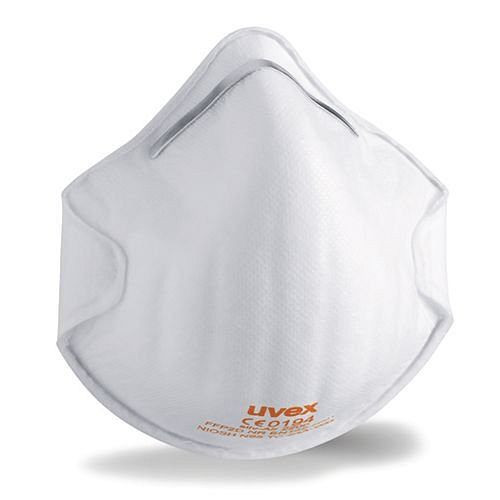 Masque de protection respiratoire uvex silv-Air c 2200, niveau de protection FFP 2, sans valve, UE : 20 pièces, 210-229